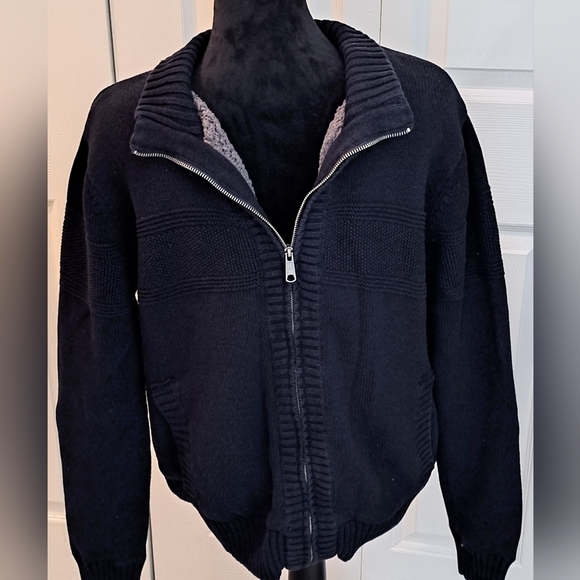 Boston Traders Blue Cable Knit Sweater Size M - Picture 2 of 7